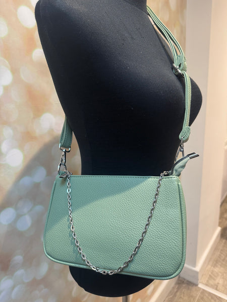 Shoulder bag with chain strap