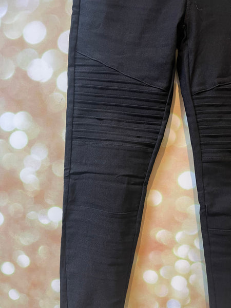 Biker stretch jeggings