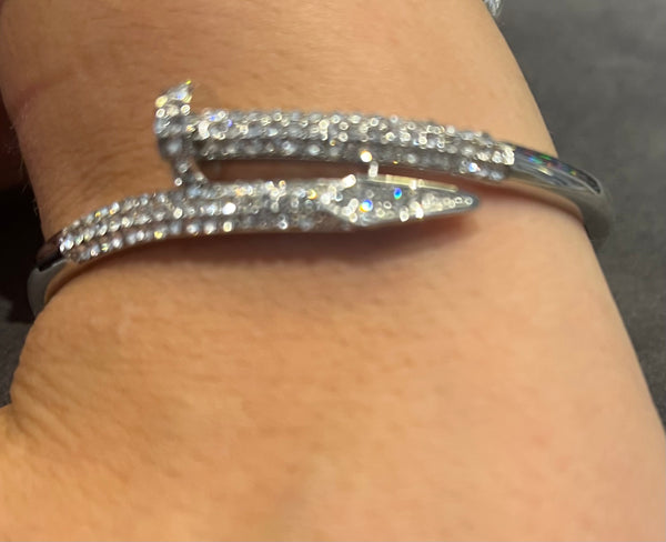 Inspired diamante bangle