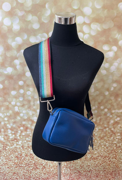 Leather Tassel Bag with Multi Strap