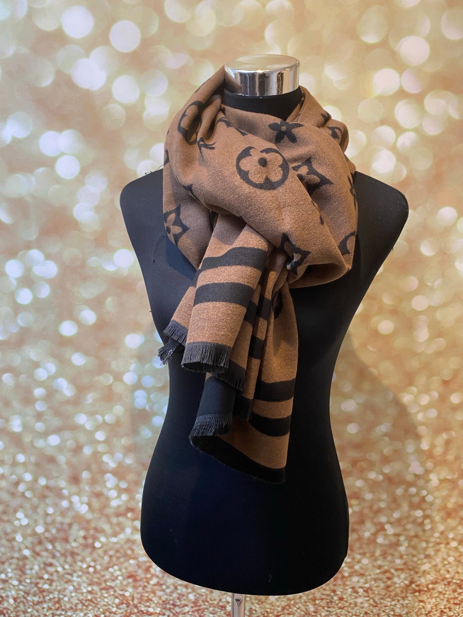 Inspired Wooly Cashmere Feel  Scarf