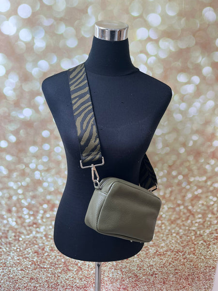 Leather Tassel Bag with Multi Strap