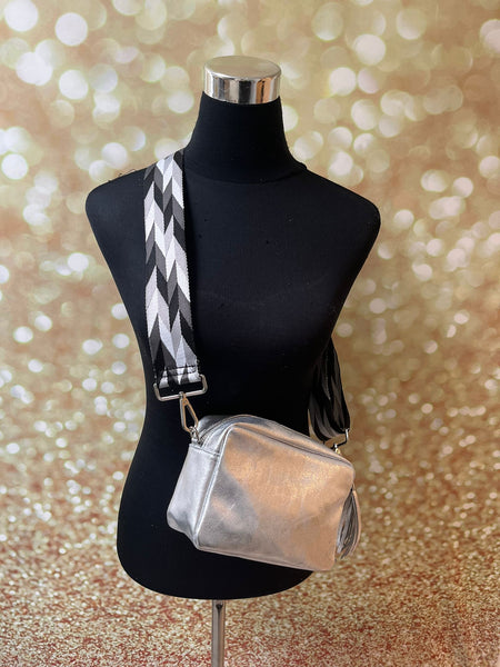 Leather Tassel Bag with Multi Strap