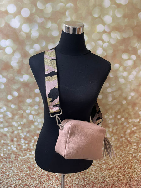 Leather Tassel Bag with Multi Strap
