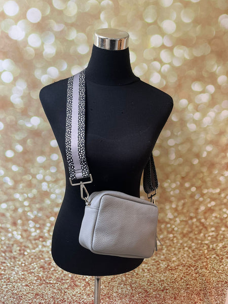 Leather Tassel Bag with Multi Strap