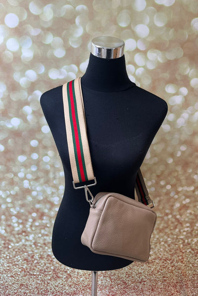 Leather Tassel Bag with Multi Strap