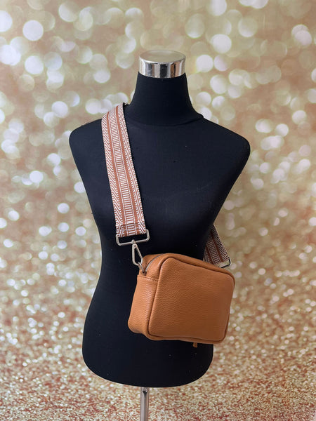 Leather Tassel Bag with Multi Strap