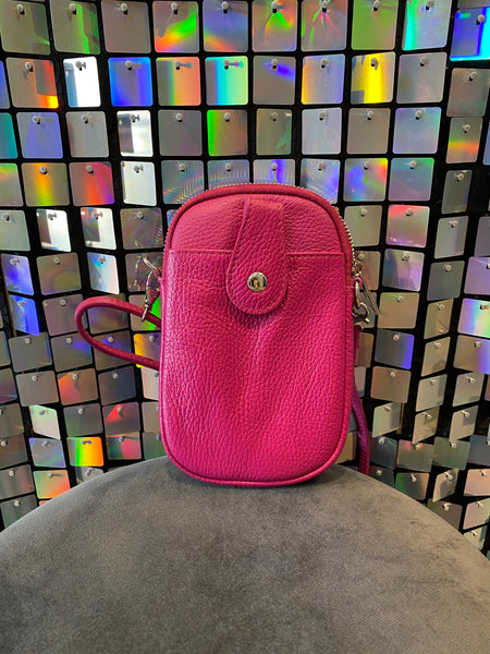 Leather Across Body Phone bag